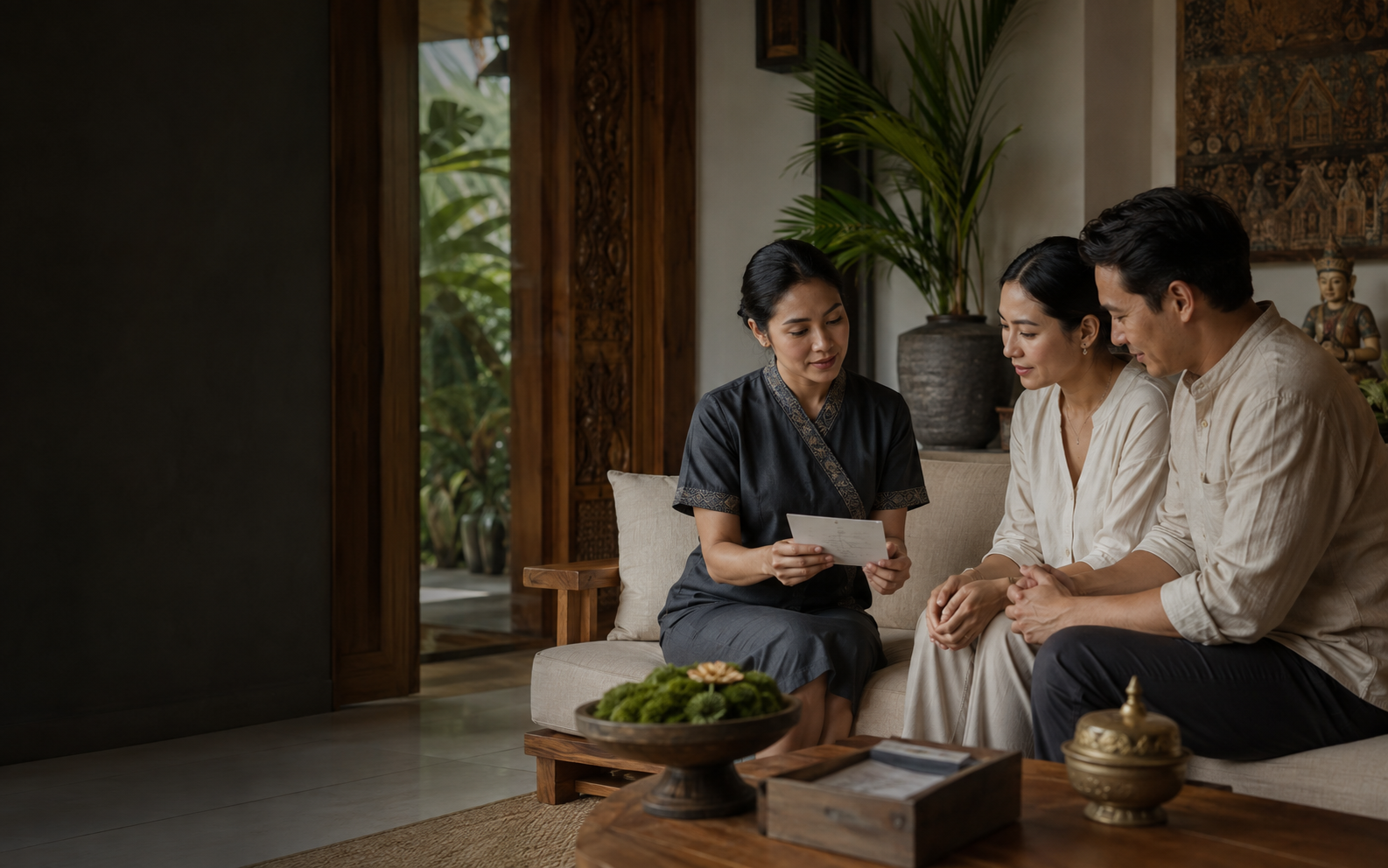 Ilustrasi konsultasi home visit RN Therapeutic